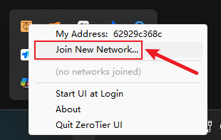 Join a network in the ZeroTier client