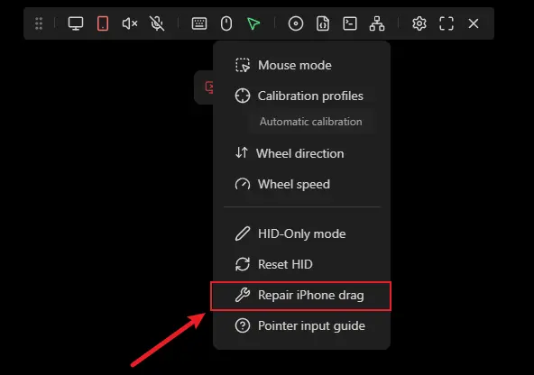 NanoKVM Go repair iPhone drag