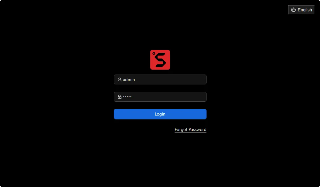 NanoKVM Go login page