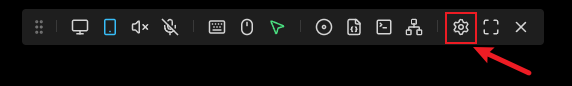 NanoKVM Go Settings button
