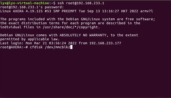 cfdisk