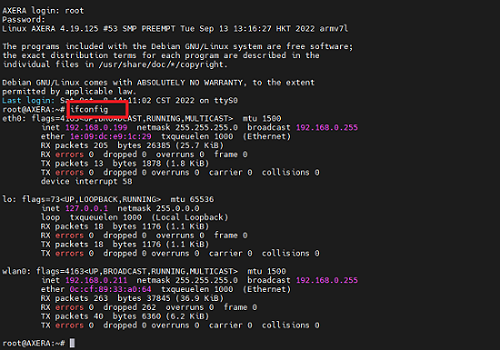 ifconfig